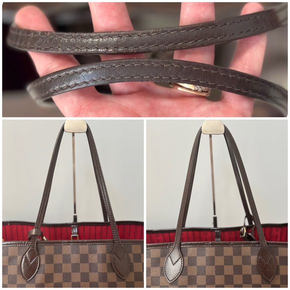 Louis Vuitton Neverfull GM Damier Ebene Large Tote Travel Bag - Picture 8 of 14